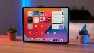 An iPad on a table