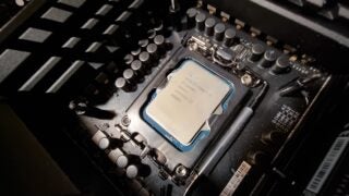 Intel Core i5-14600K being tested in a PC